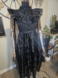 Wednesday Addams Inspired Black Mini | XS | Gothic Doll Vibes